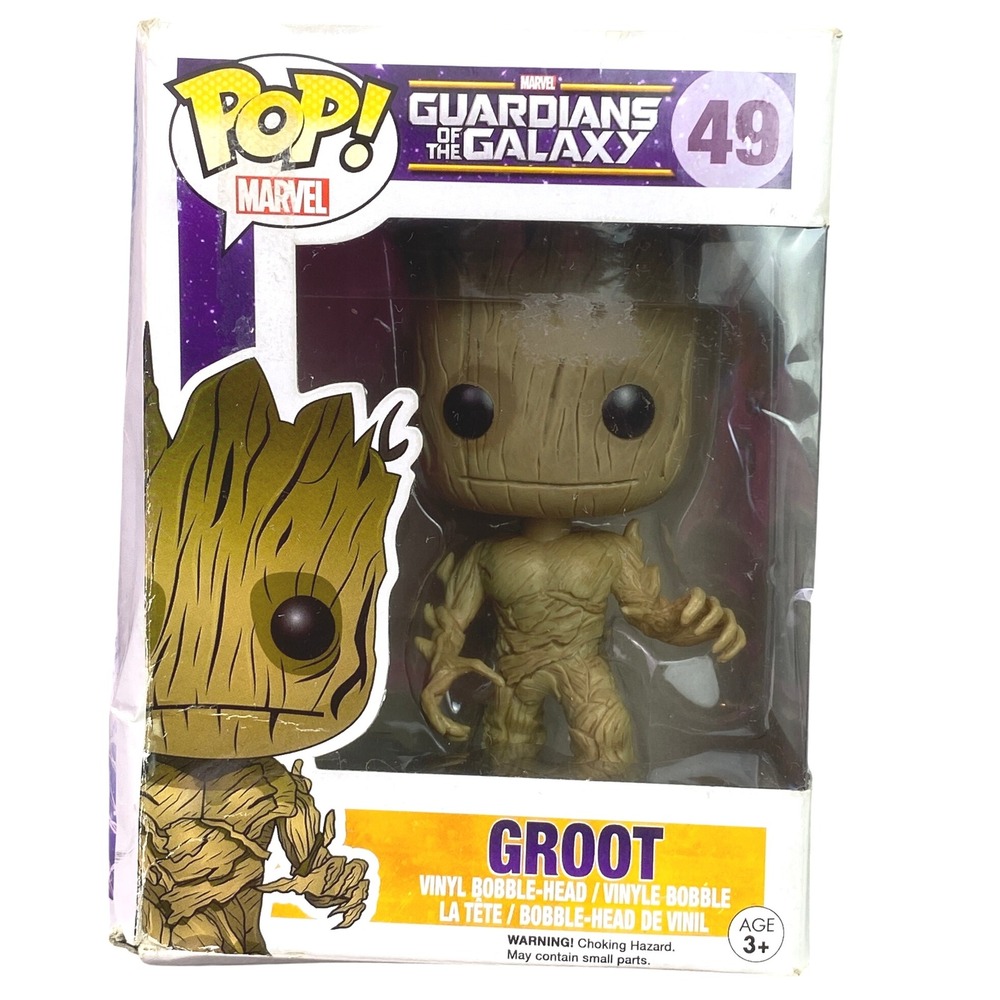 Funko Pop Groot Vinyl‎ Bobble Head Marvel Guardians of the Galaxy #49